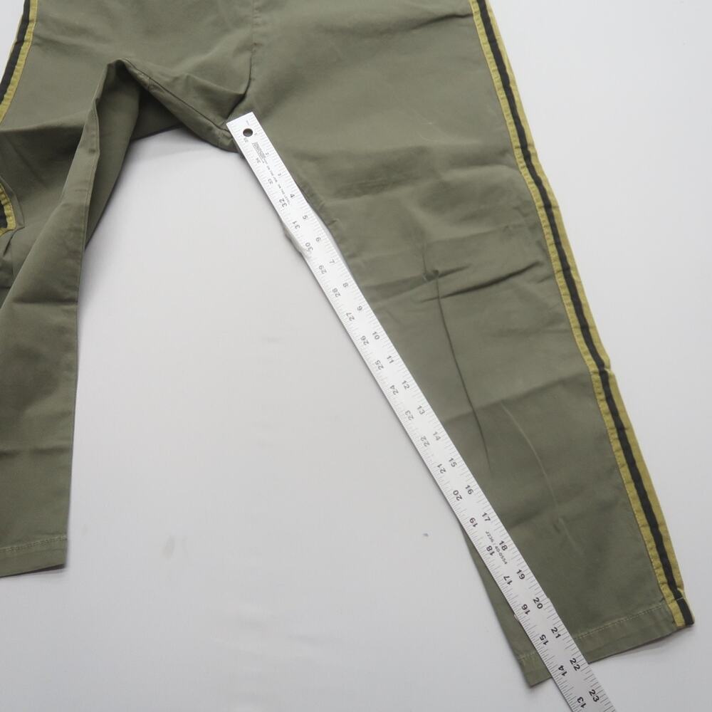 Nili Lotan Paris Pants with Tape Trim Green Size 2 - Picture 12 of 14